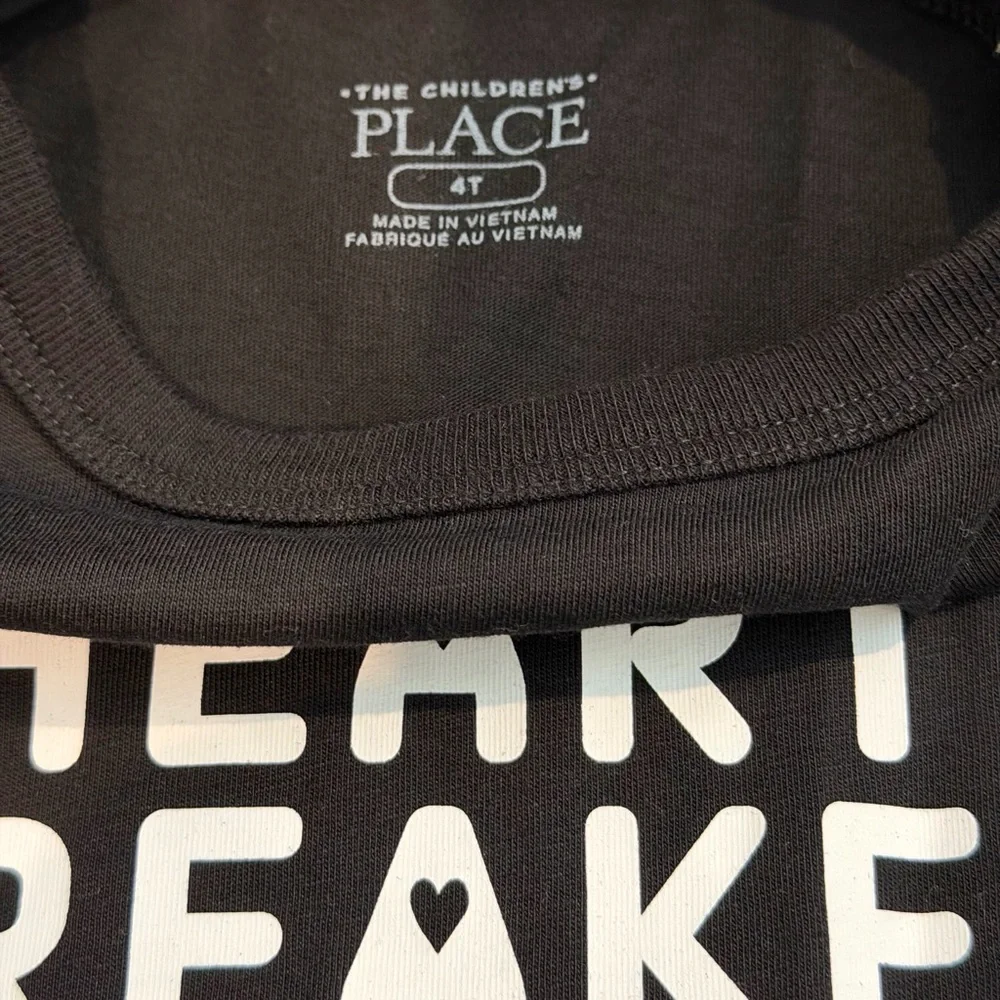 The Children's Place Black Graphic Tee